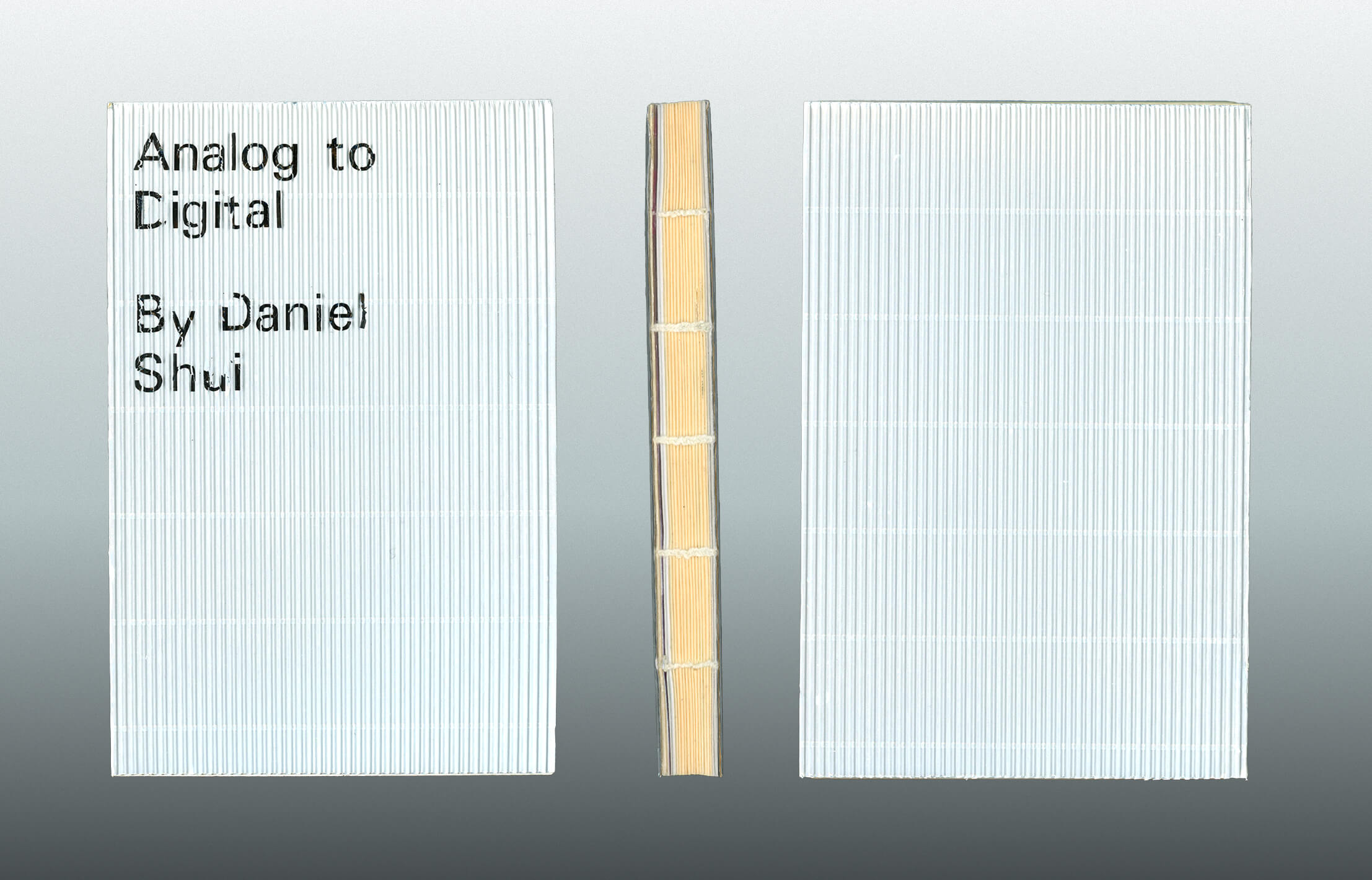 Analog to Digital, <span class='lowercase not-italic'>thesis book</span>